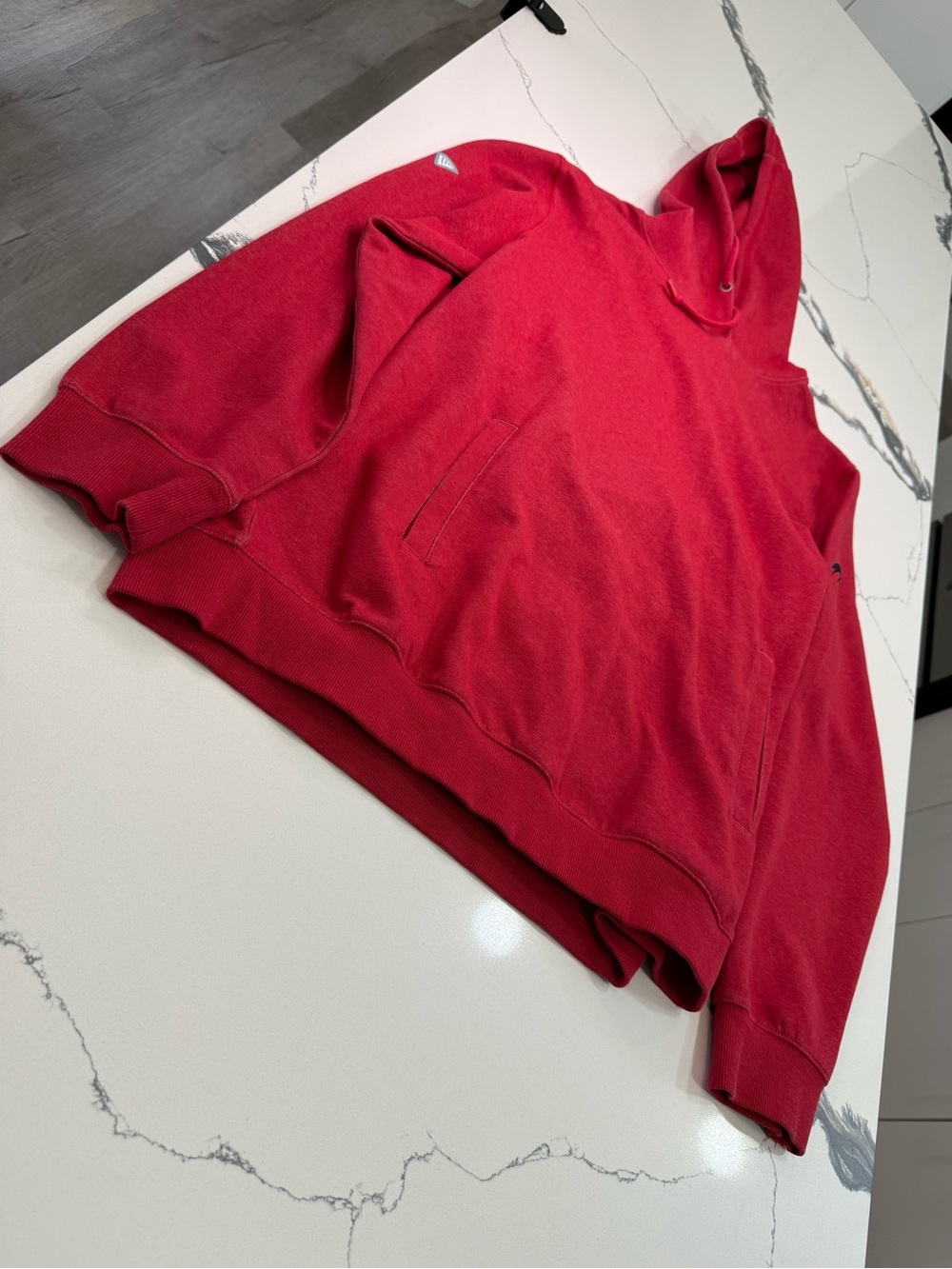 Levelwear Men's Red Shift Performance Pullover Hoodie Size L/G Inseam Pockets